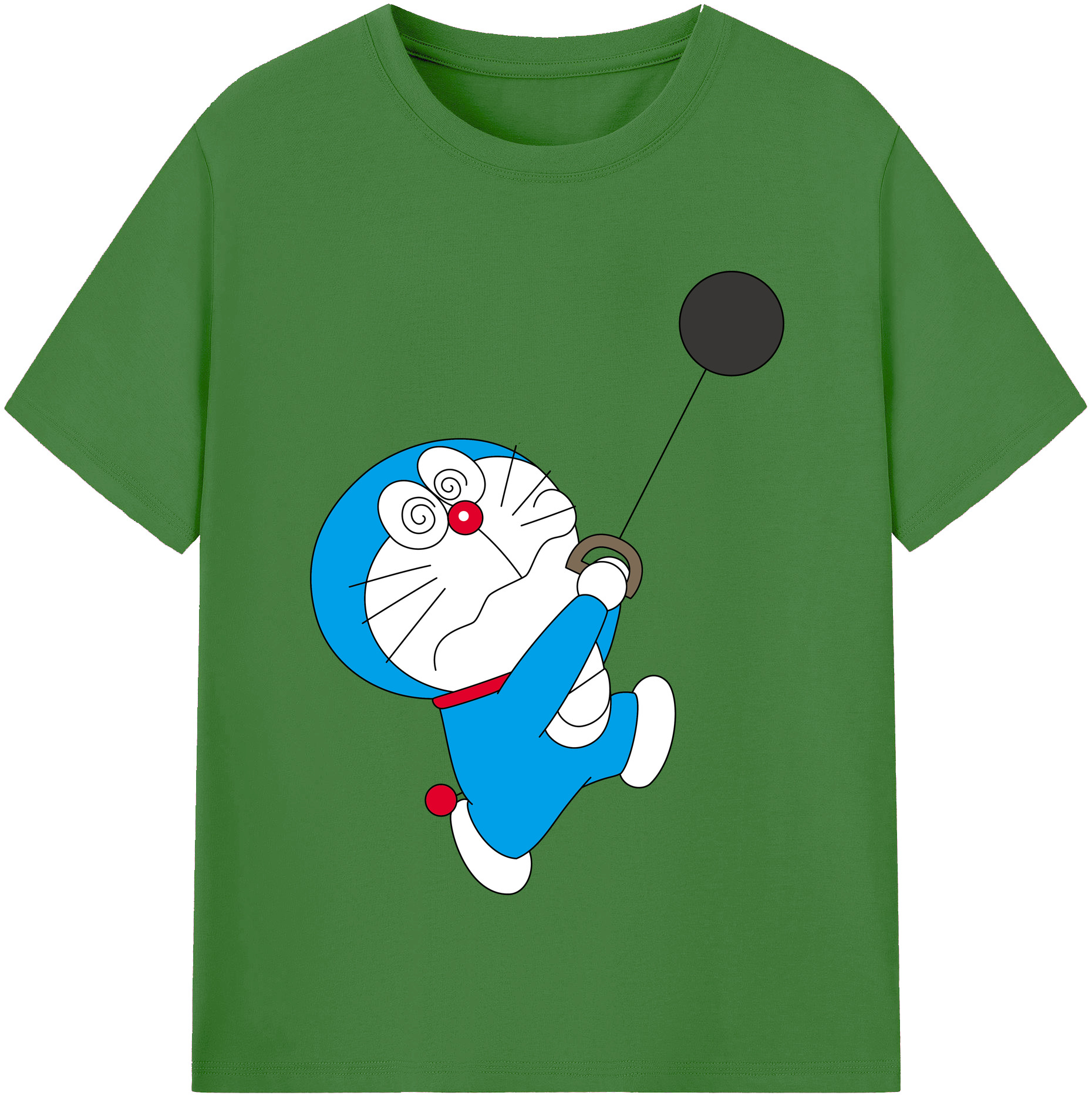 （画像用） ドラえもん Doraemon レディースカジュアルプリントTシャツ（綿100％）